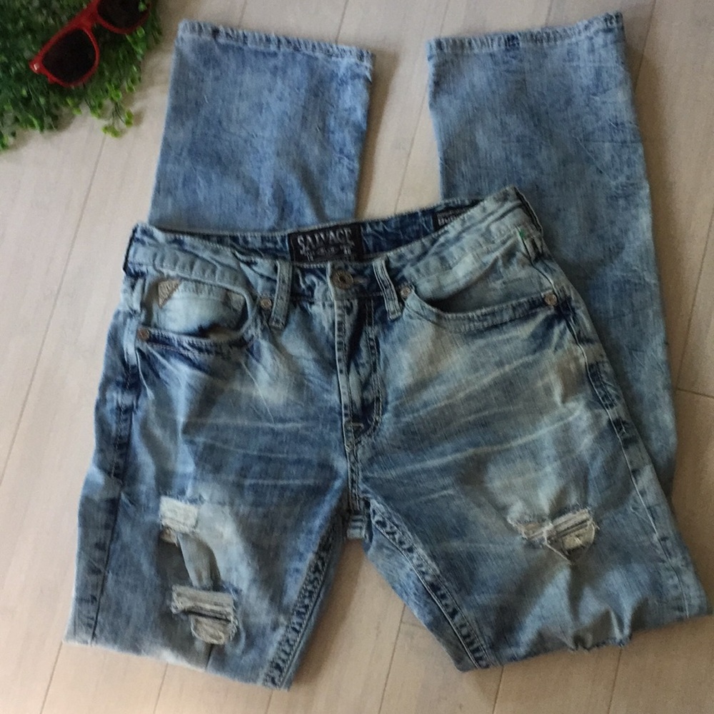 Salvage Mayhem straight, regular fit jeans